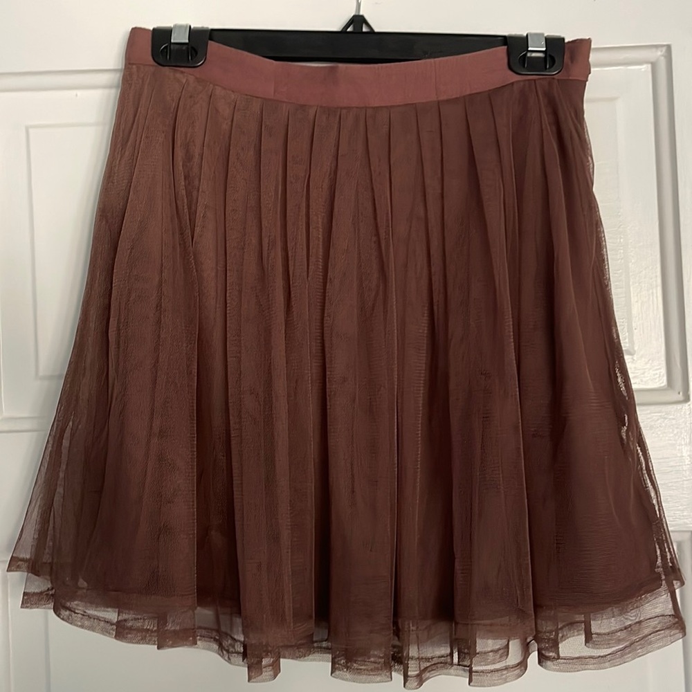 Jack by BB Dakota Brown Tulle Skirt - Size 6